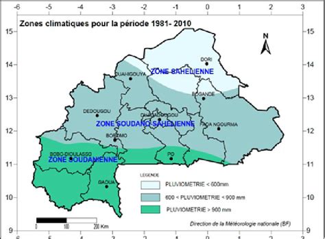 zone climatique du burkina faso