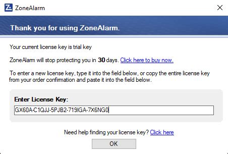 Zonealarm Serial Code