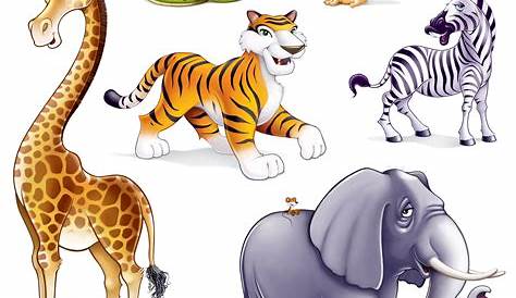 Zoo Animals Clip Art Graphic by Keepinitkawaiidesign · Creative Fabrica