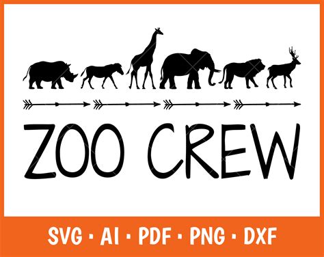 Zoo Crew Svg, Zoo Animals Svg, Teacher Svg