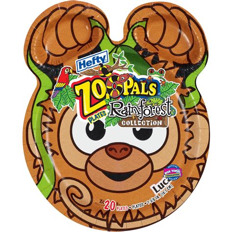 zoo pals plates