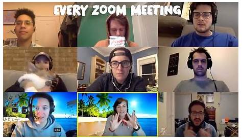 1st Zoom meeting vs 100th Zoom meeting - FunSubstance
