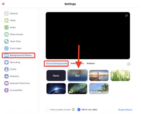 Zoom Blur Background Mac Os