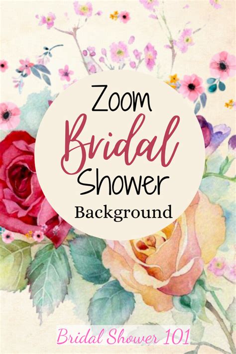 Zoom Bridal Shower Backgrounds
