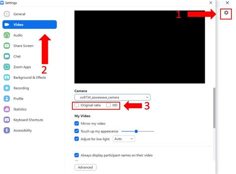 Zoom Camera Too Close