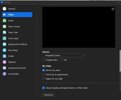 Zoom External Camera Not Working