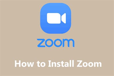 zoom installation for windows