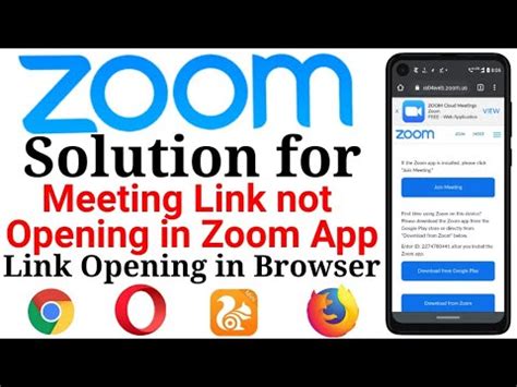 This Are Zoom Link Not Opening In App Recomended Post