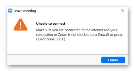 zoom login meeting join error