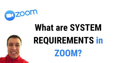 zoom system requirements for pc