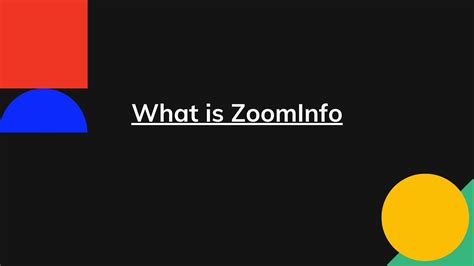 zoominfo what is it