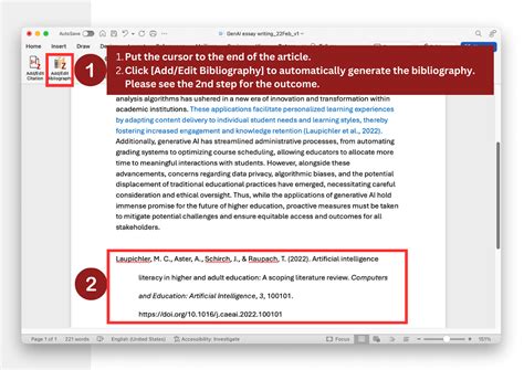 Zotero Bibliography Font