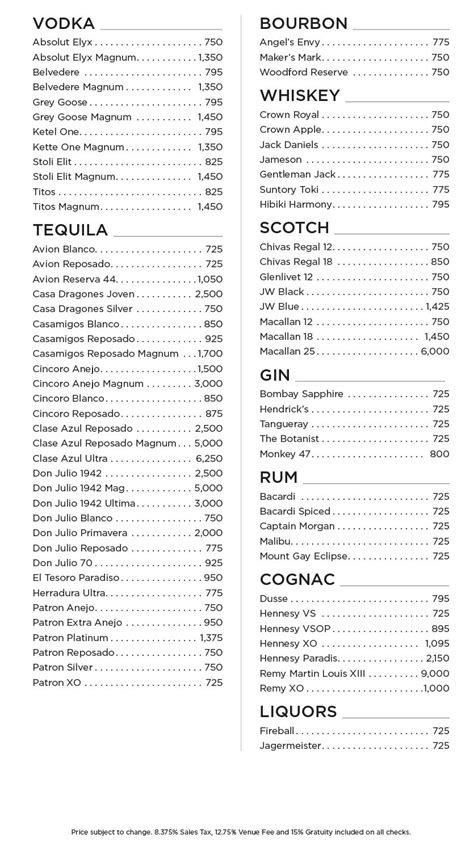 Zouk Bottle Price List
