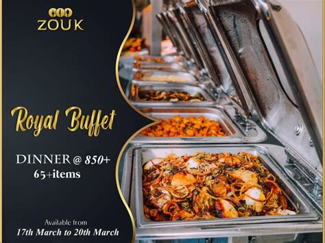 Zouk Buffet Price