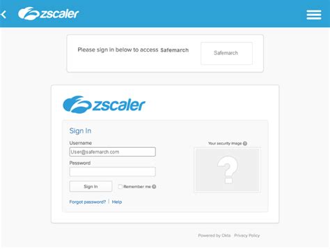 zscaler portal sign in