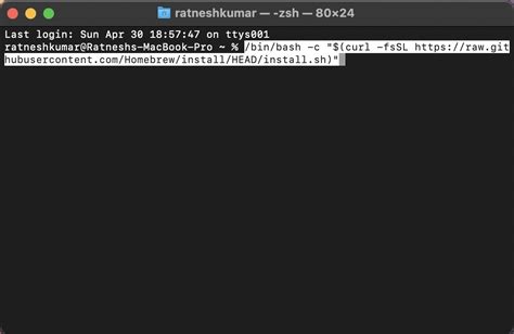zsh command not found brew macos sonoma