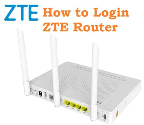 zte router login