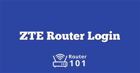 zte router login app