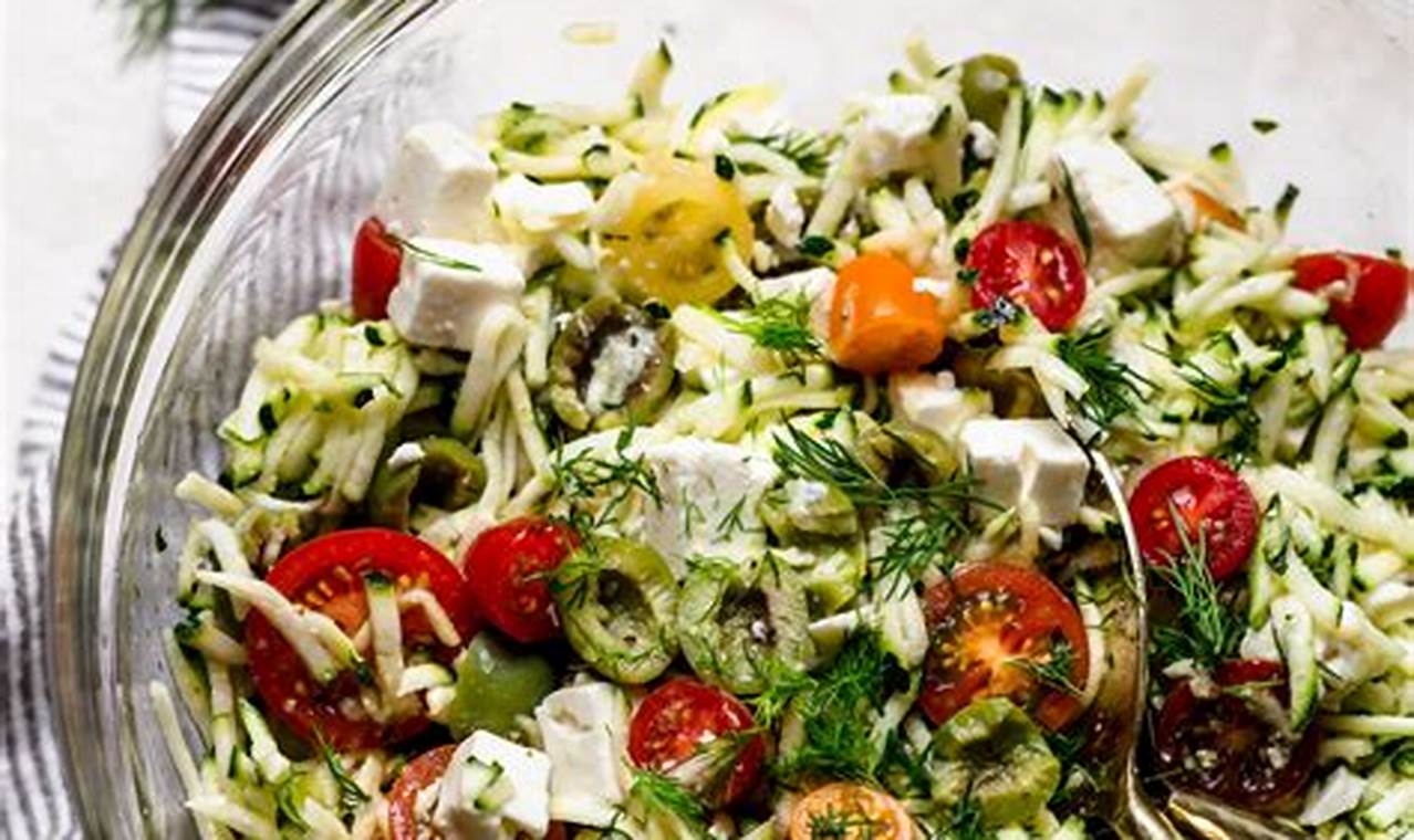 zucchini salads recipes
