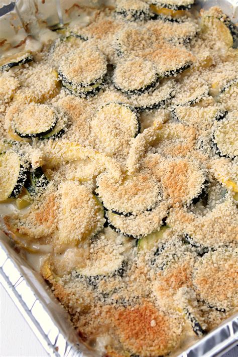 Zucchini Alfredo Casserole