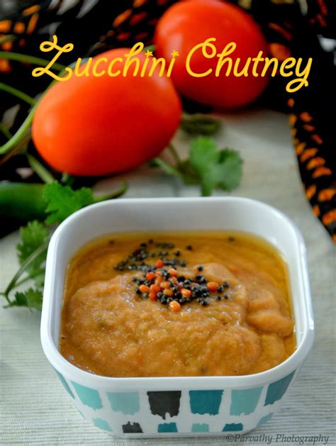 Zucchini Chutney For Dosa