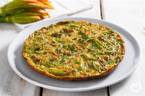 Zucchini Flowers Frittata
