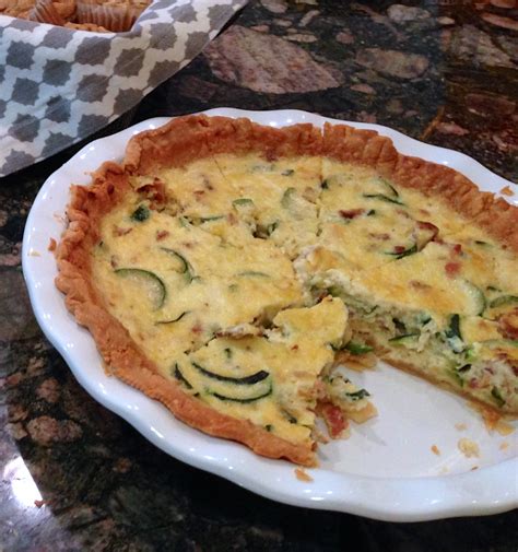 Zucchini Gruyere Quiche