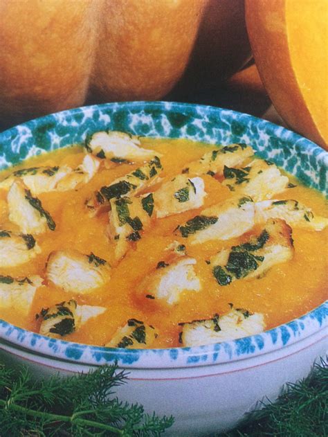 zuppa con la zucca gialla