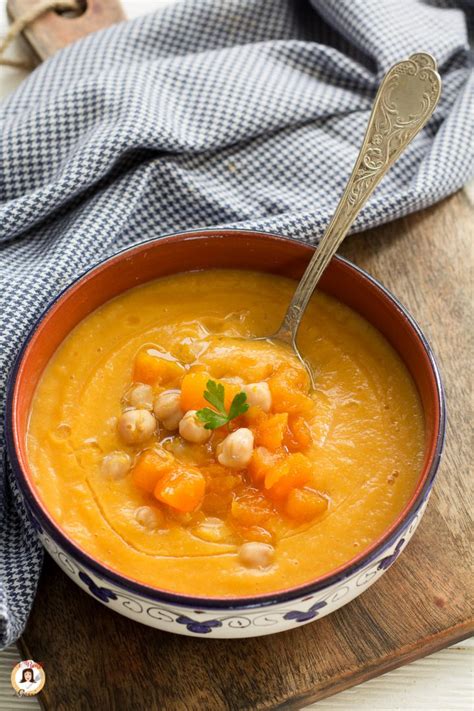 zuppa di ceci patate e zucca