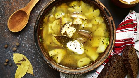 zuppa di porcini e patate