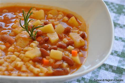 zuppa fagioli e patate bimby