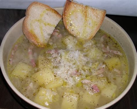 zuppa patate e porro