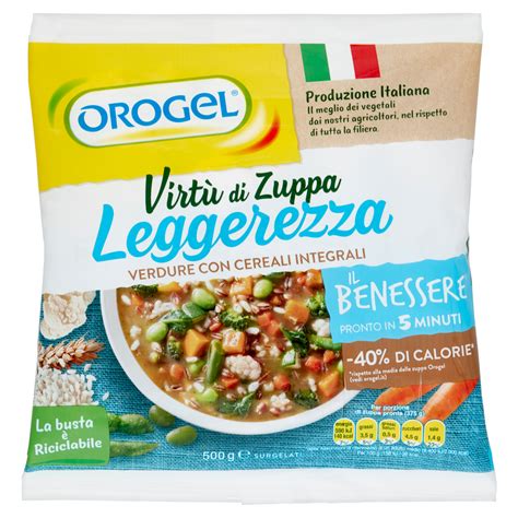 zuppa verdure e legumi orogel