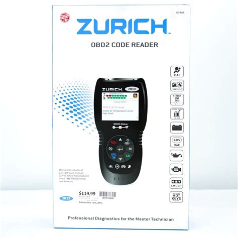 Zurich ZR13 OBD2 Code Professional Diagnostics Reader Tool ZeereeZ