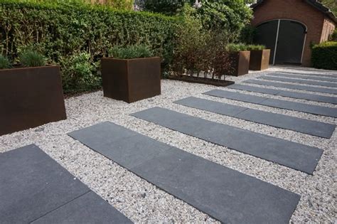 Zwart Grind Voortuin