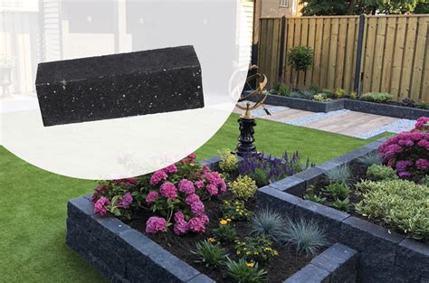 Zwarte Border Stenen