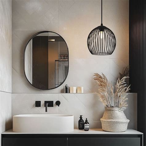 Zwarte Hanglamp Badkamer