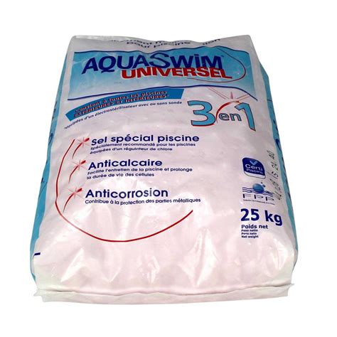 Een zwembad met zout water.