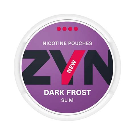 zyn dark frost