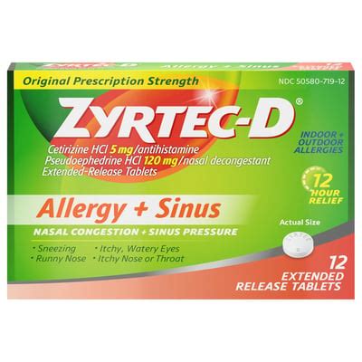 Zyrtec D For Sinus Infection