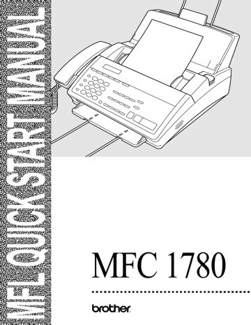 تعريف طابعة Brother MFC-1780