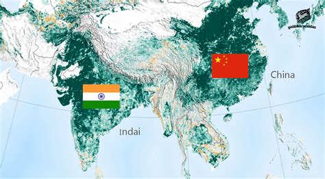 แผนที่จีนอินเดีย