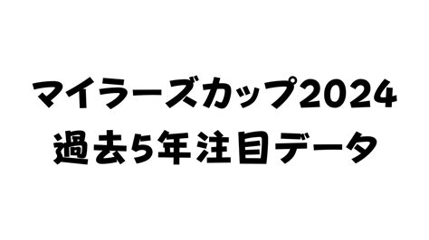 マイラーズカップ過去2024