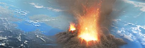 ルアング火山で大規模な噴火