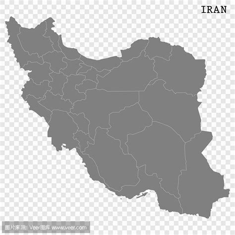 伊朗地图轮廓