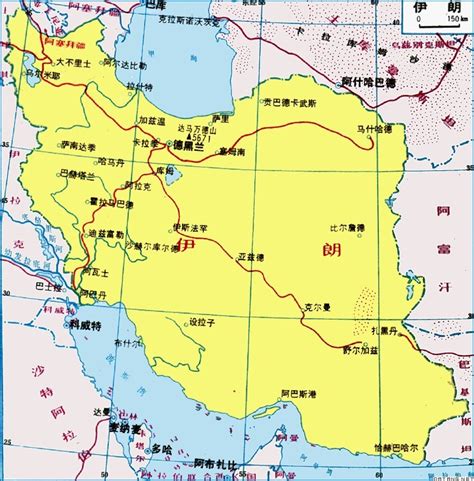 伊朗首都地图