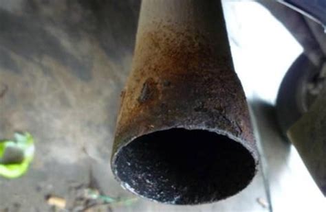 Rusty Exhaust Pipe